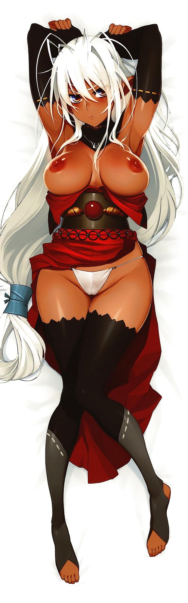 25P Dark-skinned hentai gals