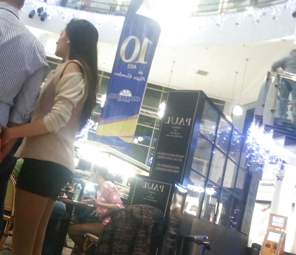 13P Spy mini skirt sexy teens in mall romanian