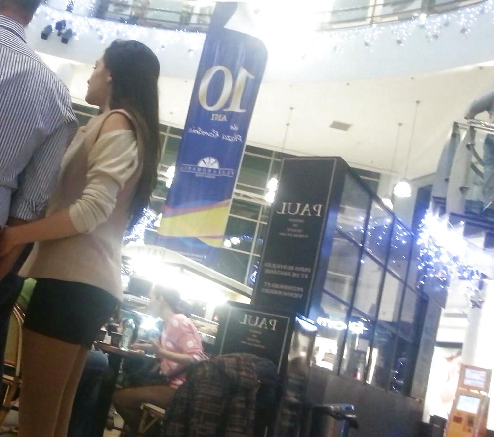 13P Spy mini skirt sexy teens in mall romanian