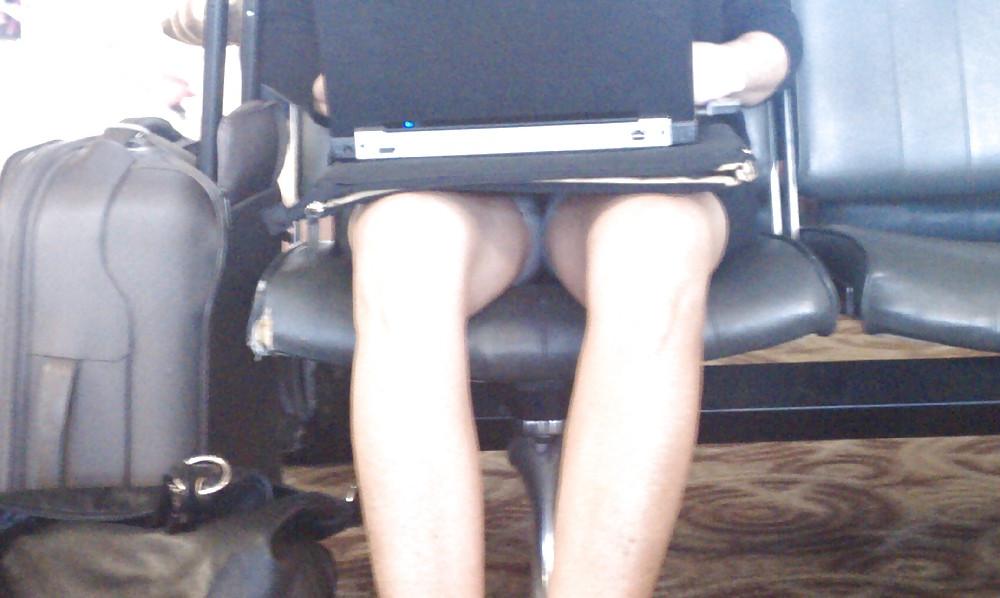 4P Busted doing upskirt