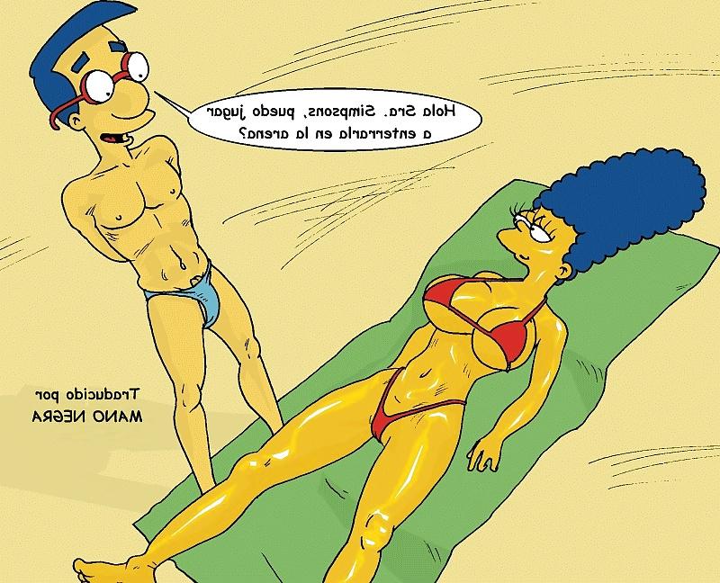 14P The simpsons  beach 