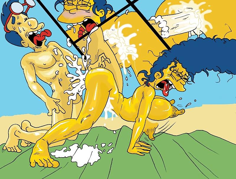 14P The simpsons  beach 