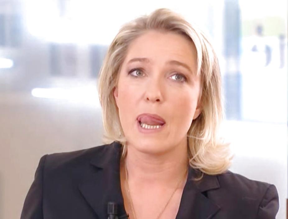 25P Licking the boots of conservative Marine Le Pen