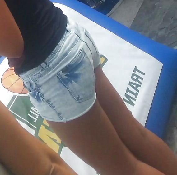 13P Spy sexy hot teens ass jeans shorts romanian