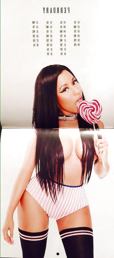 12P Nicki Minaj 2015 Calendar Pictures