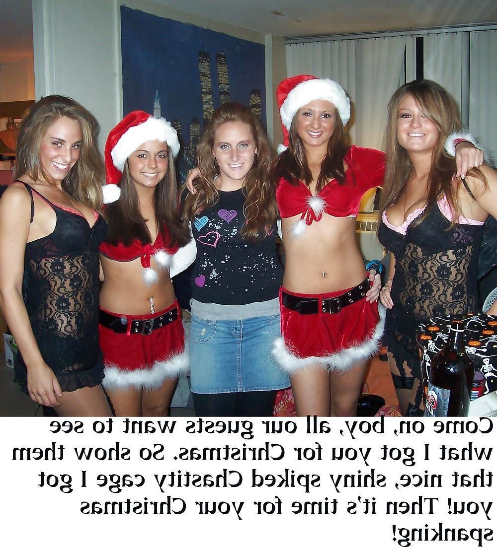 18P Christmas Domme Captions