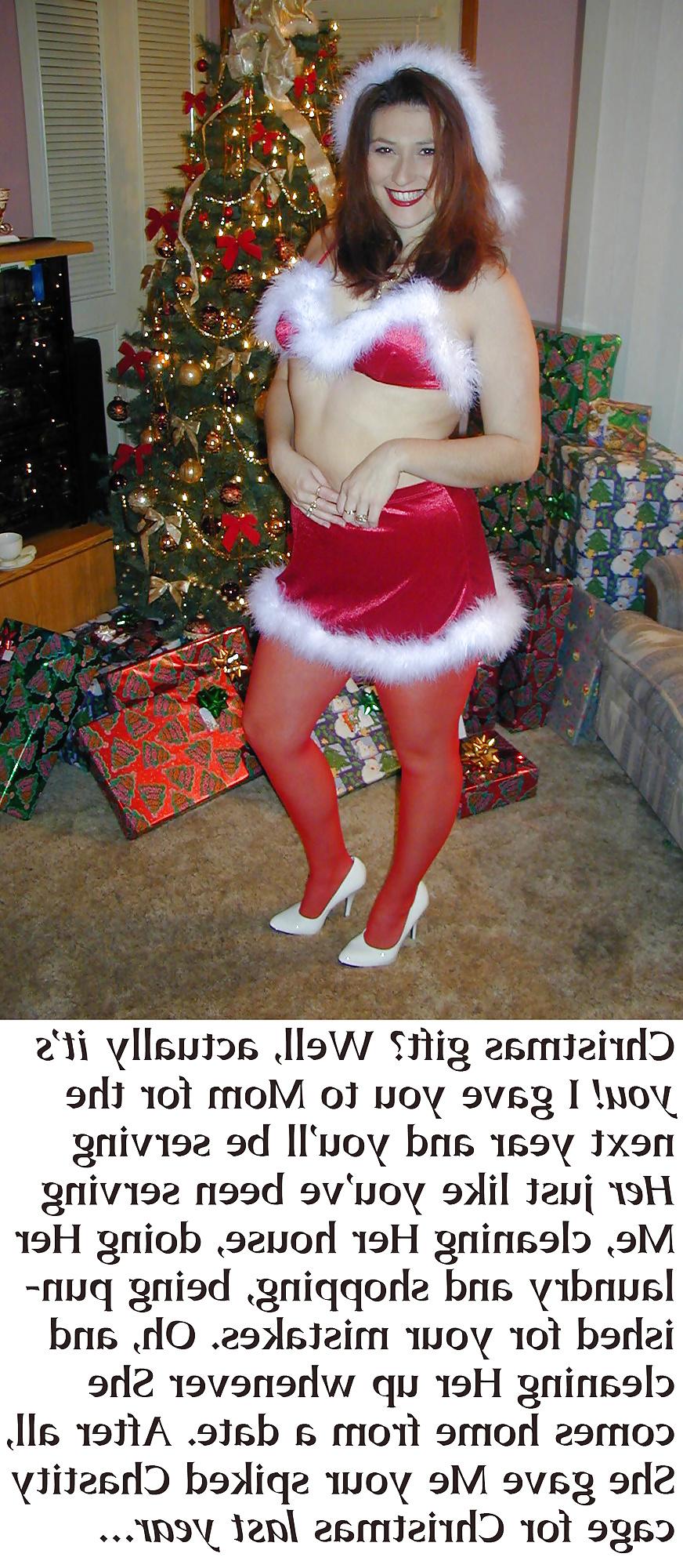 18P Christmas Domme Captions