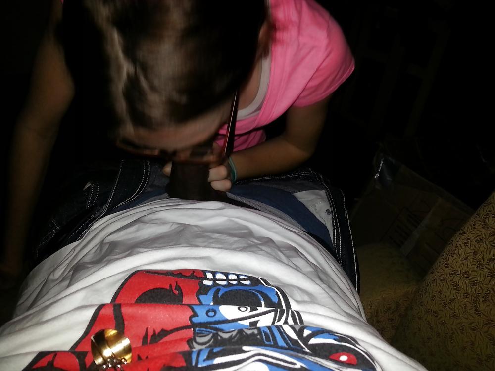 14P A friend ex wife suxing my black dick