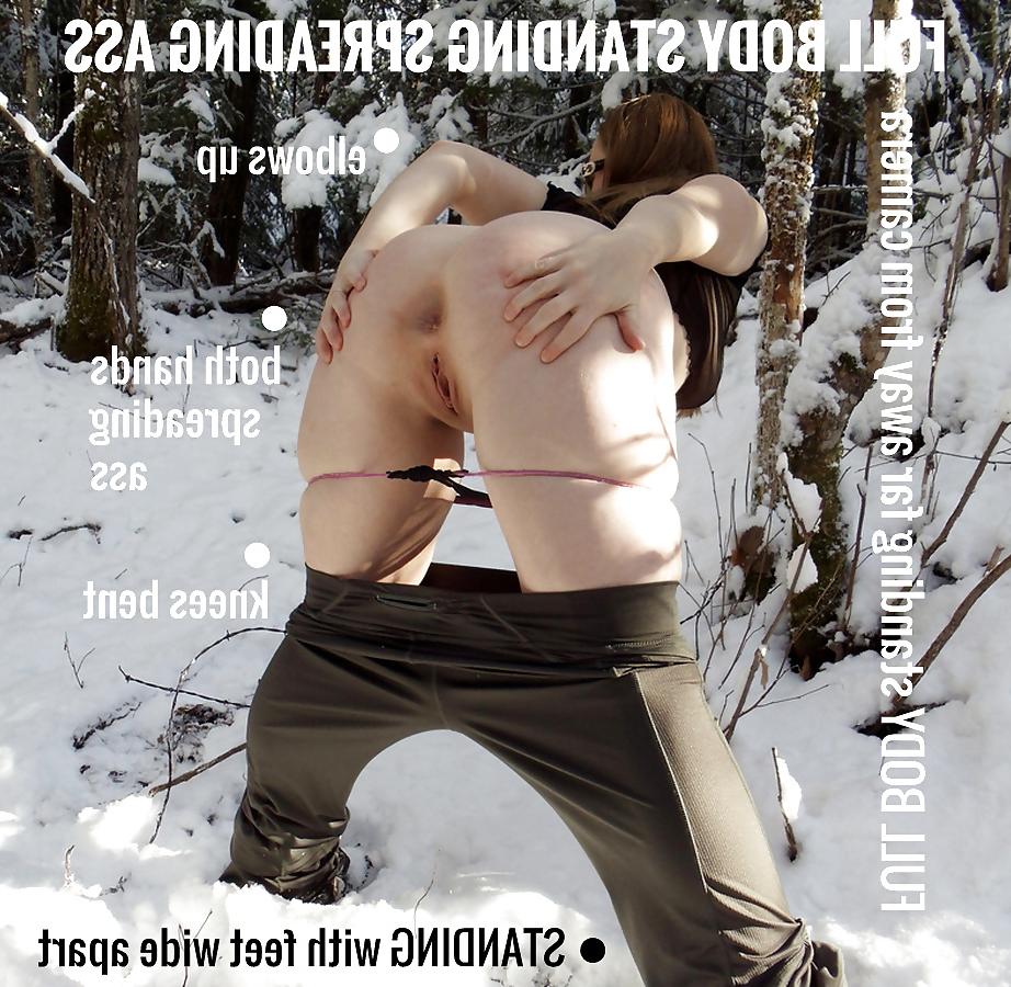 25P How to take a FULL BODY standing spreading ass photo