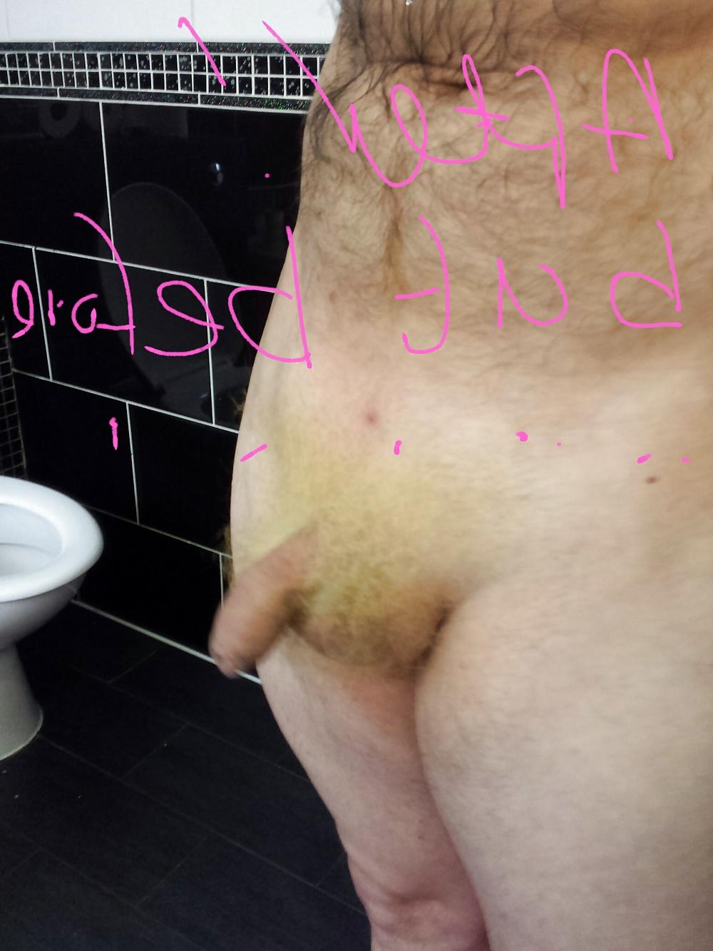 6P Slave has his pubes dyed pink
