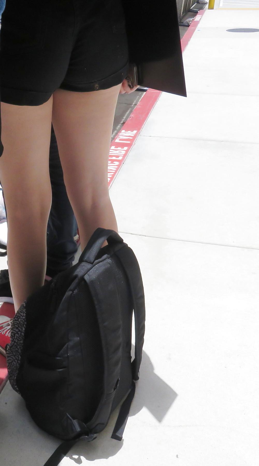 13P Teens in short shorts