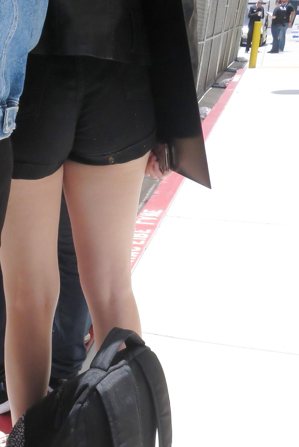 13P Teens in short shorts