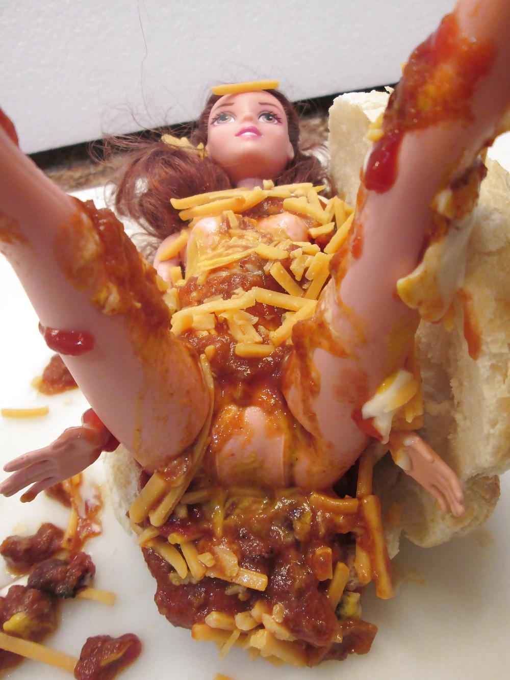 25P Belle doll midnight snack