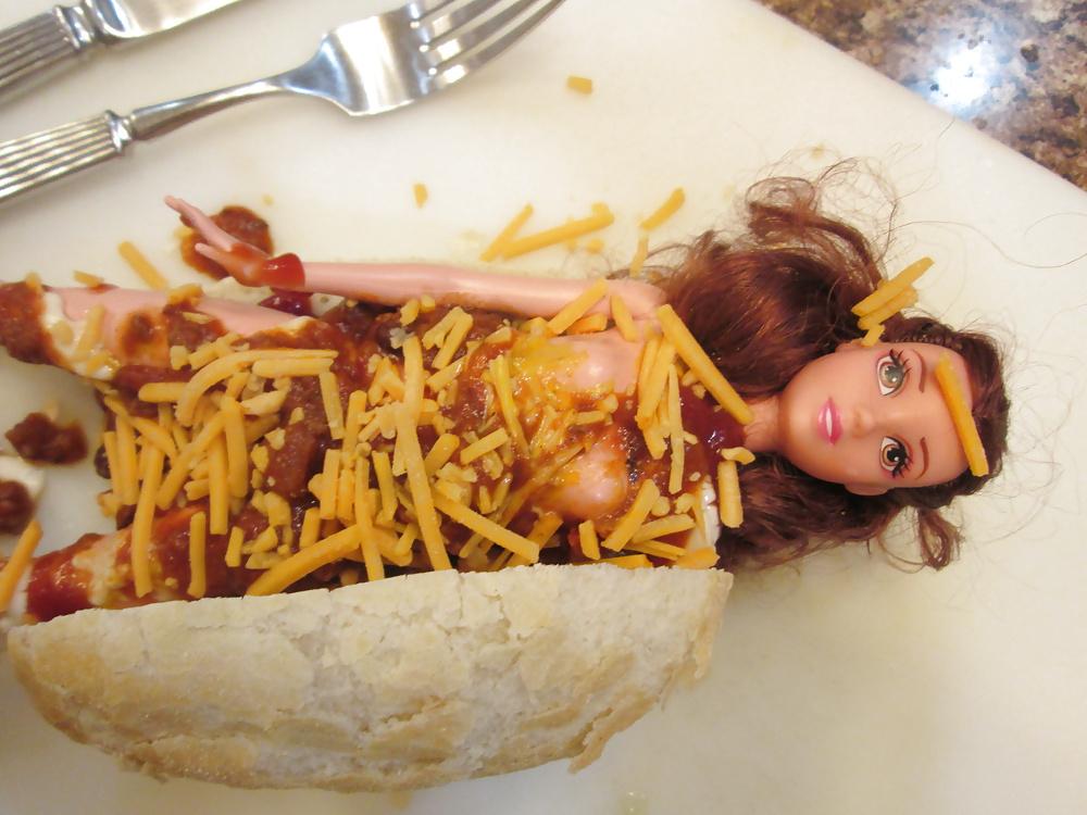 25P Belle doll midnight snack