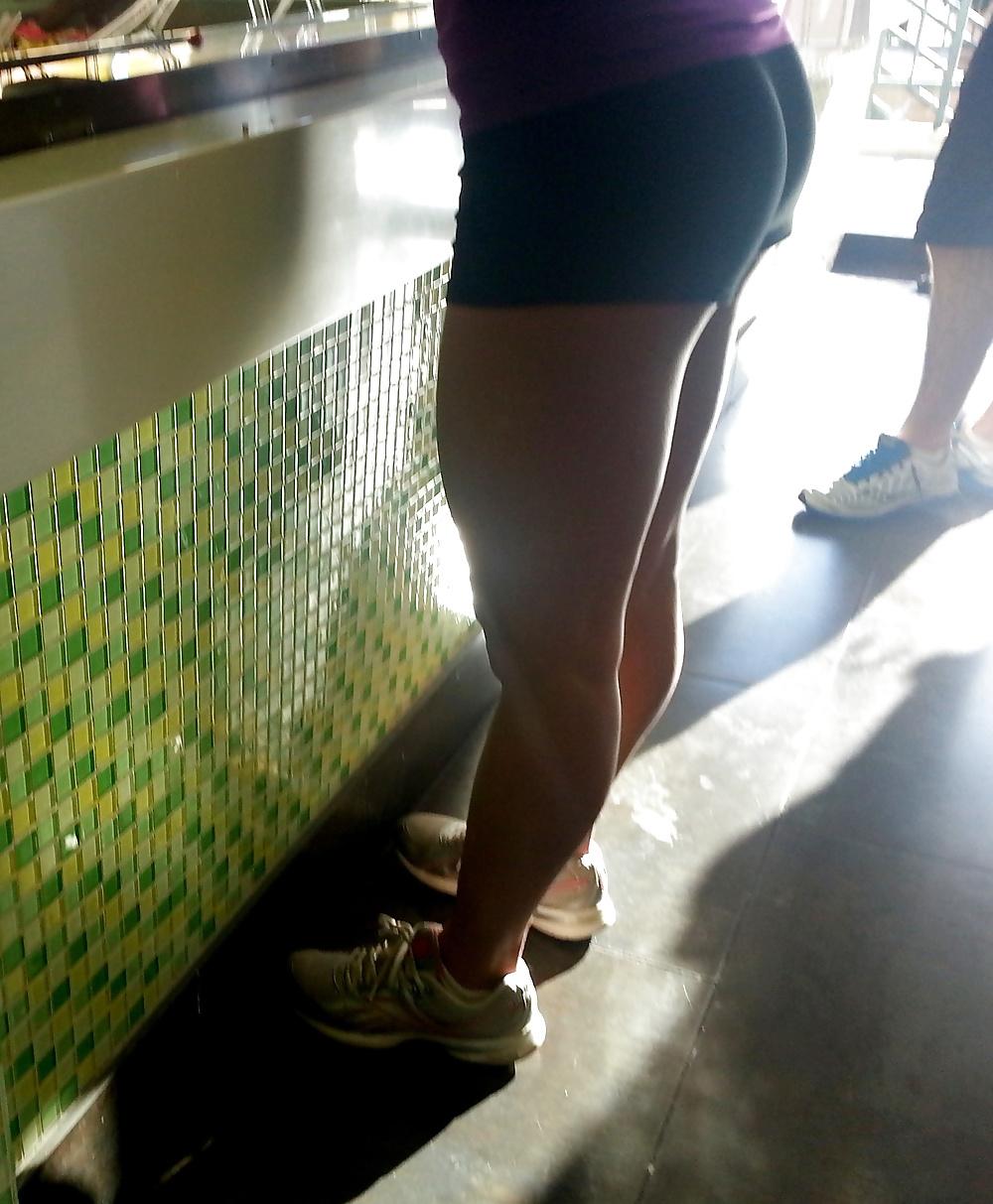 10P Tight ass tiny shorts