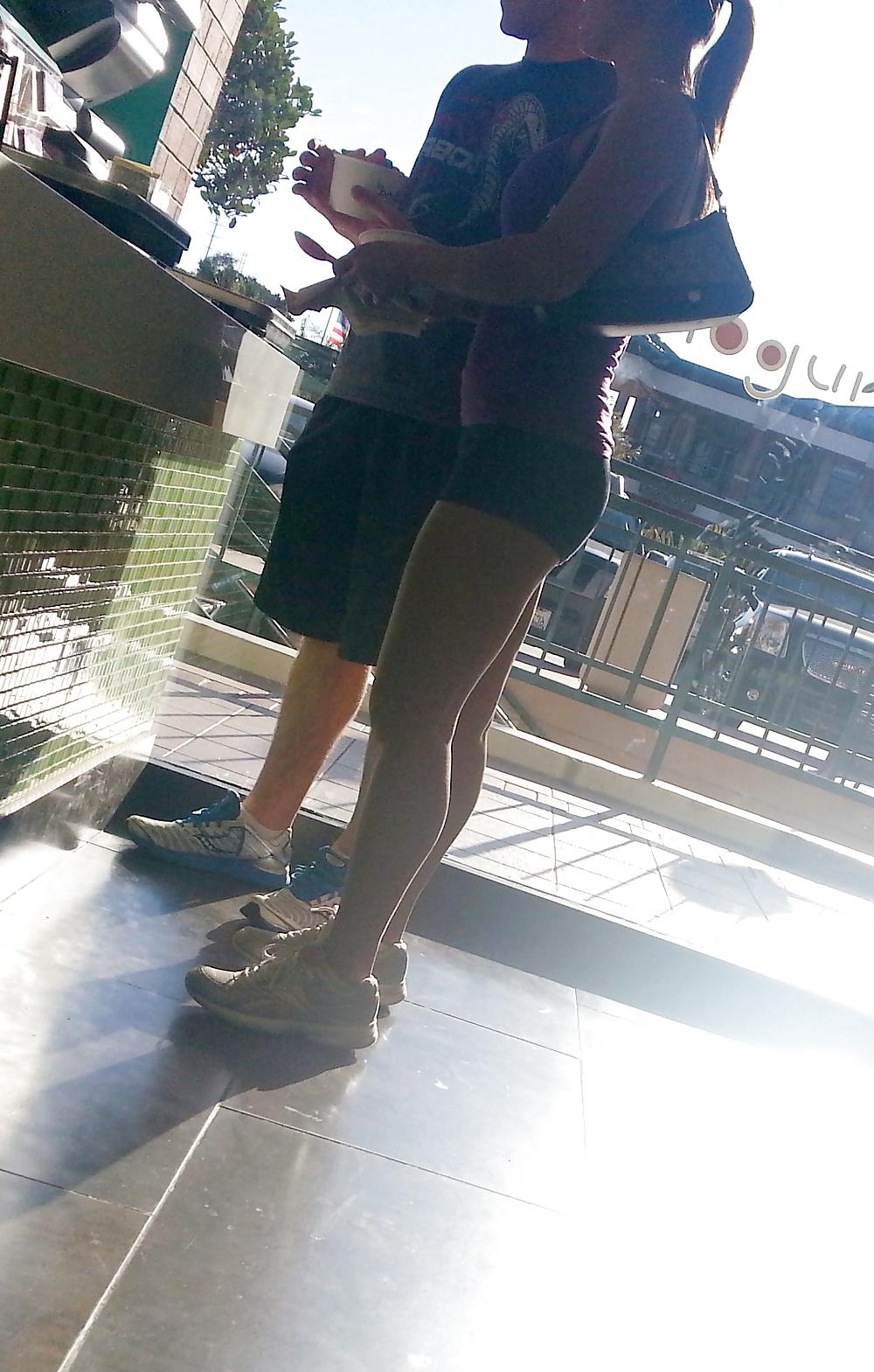 10P Tight ass tiny shorts