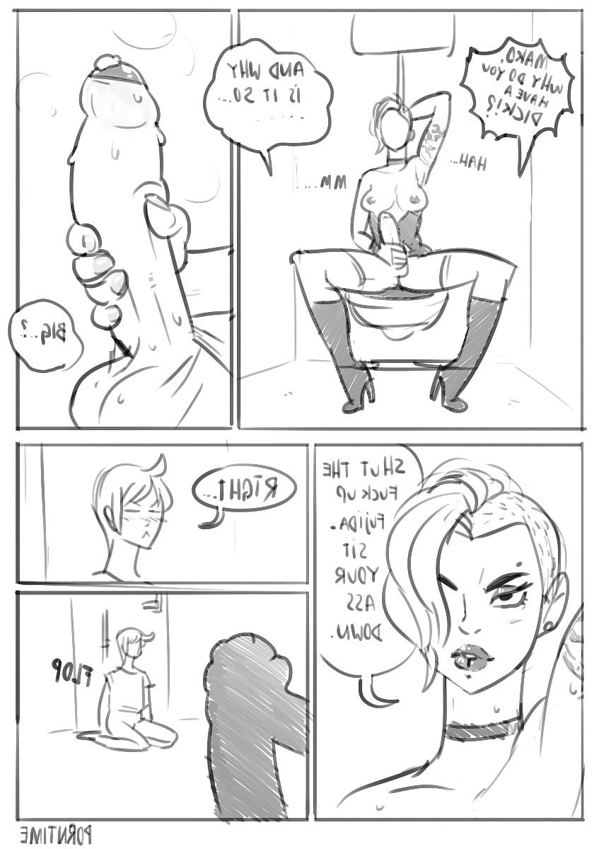 6P Open your mouth(Futa on Male)
