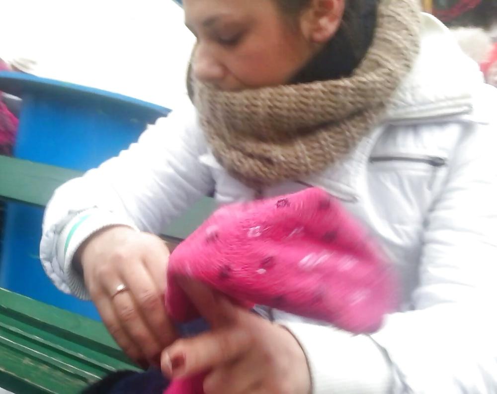 25P Spy sexy teens socks romanian