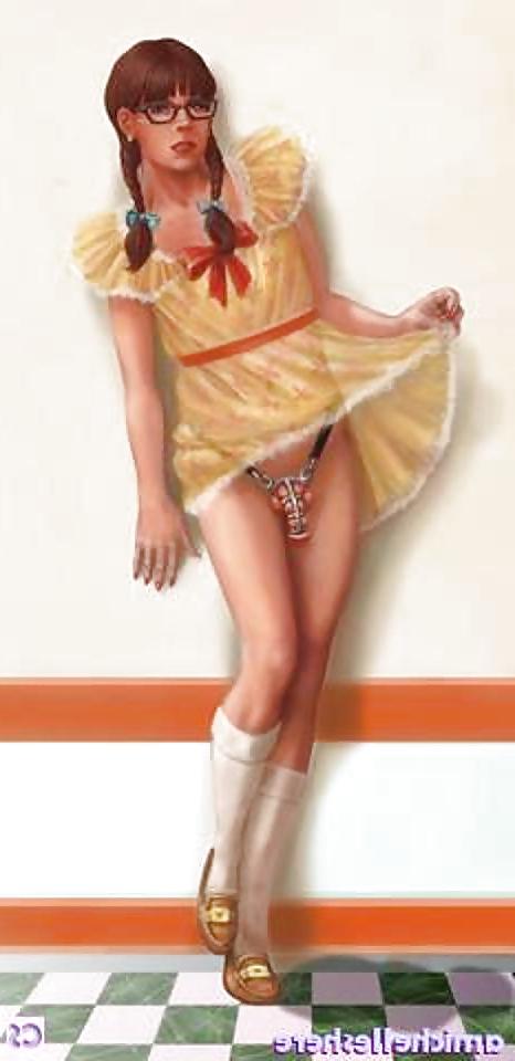 25P Feminization and sissy toons IV