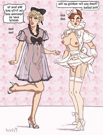 25P Feminization and sissy toons IV