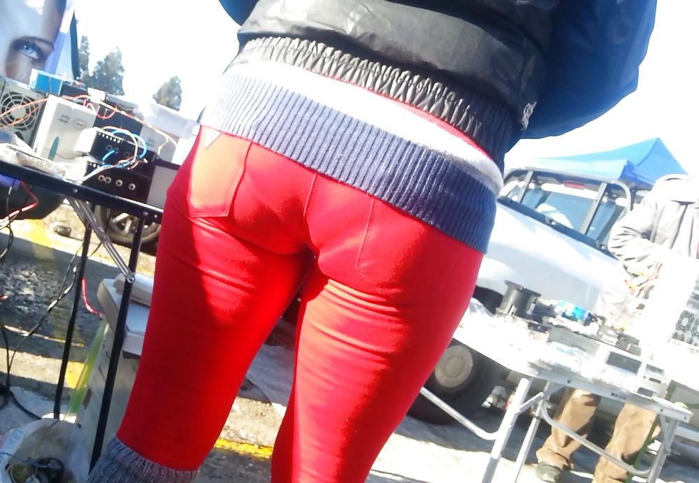 8P Spy sexy jeans red mature romanian