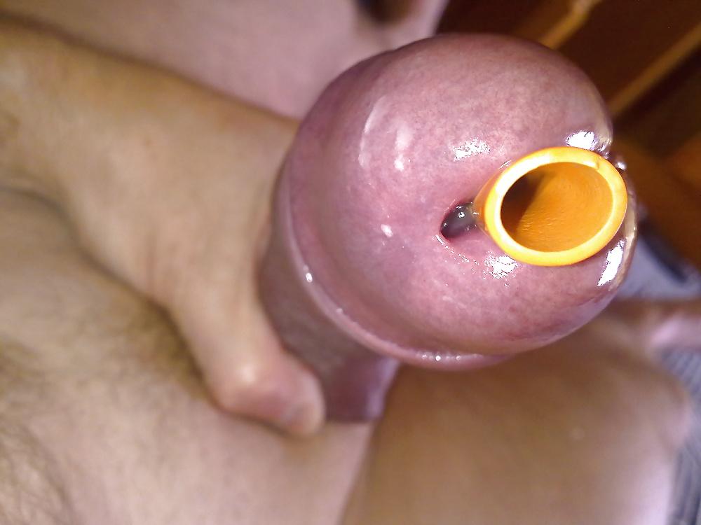 25P CloseUps of My Stretched-Open Cock Slit: Down The Glans