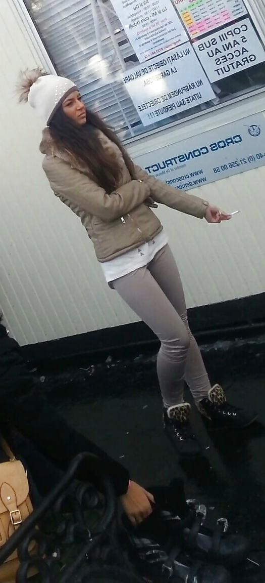 7P Spy sexy girl teens face romanian