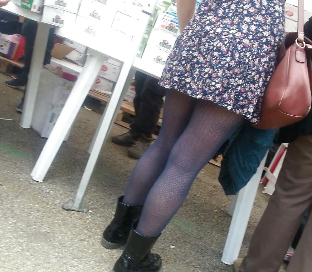 25P Spy sexy teens and mature nylon romanian