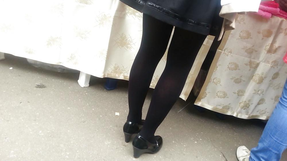 25P Spy sexy teens and mature nylon romanian