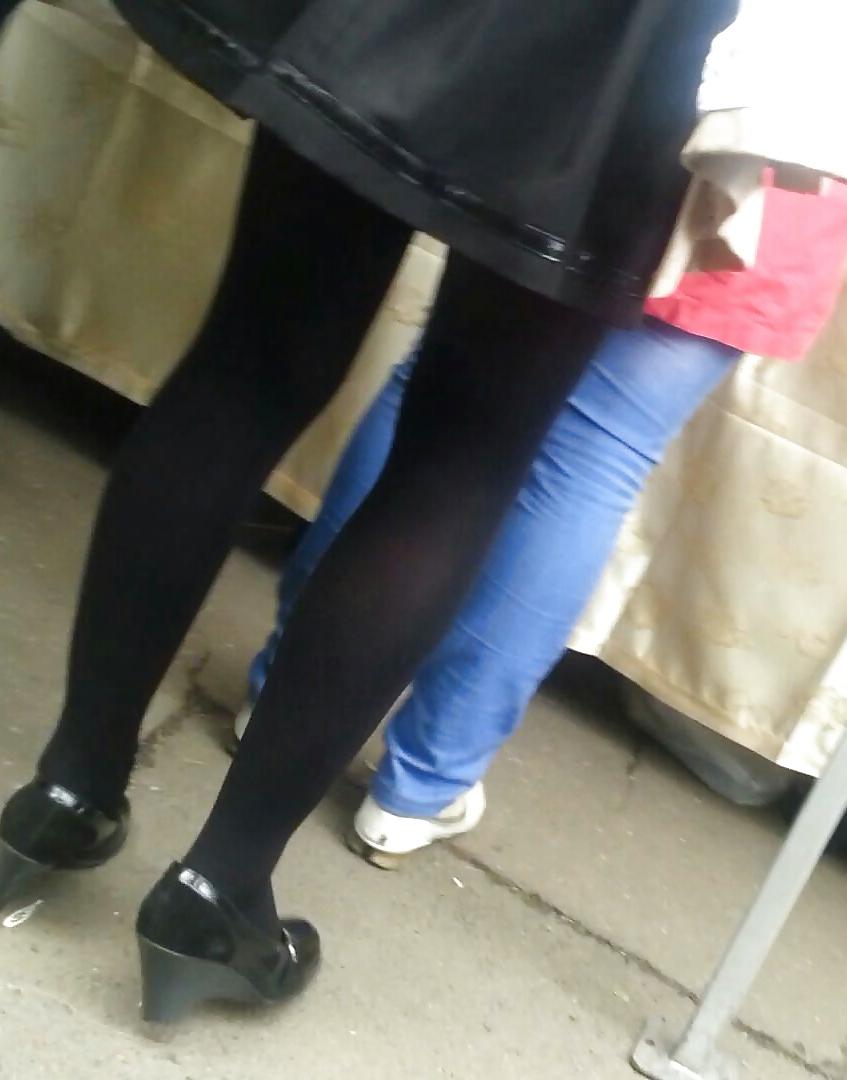 25P Spy sexy teens and mature nylon romanian