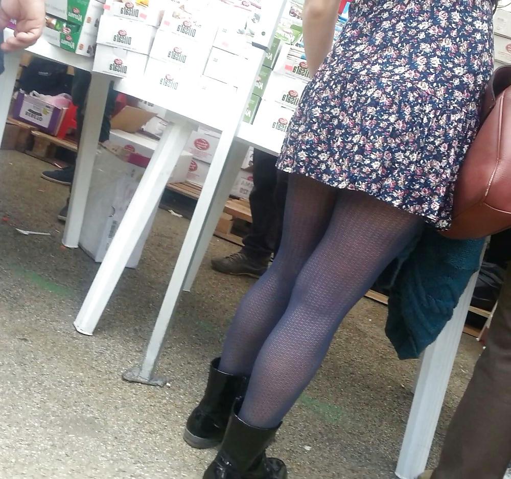 25P Spy sexy teens and mature nylon romanian