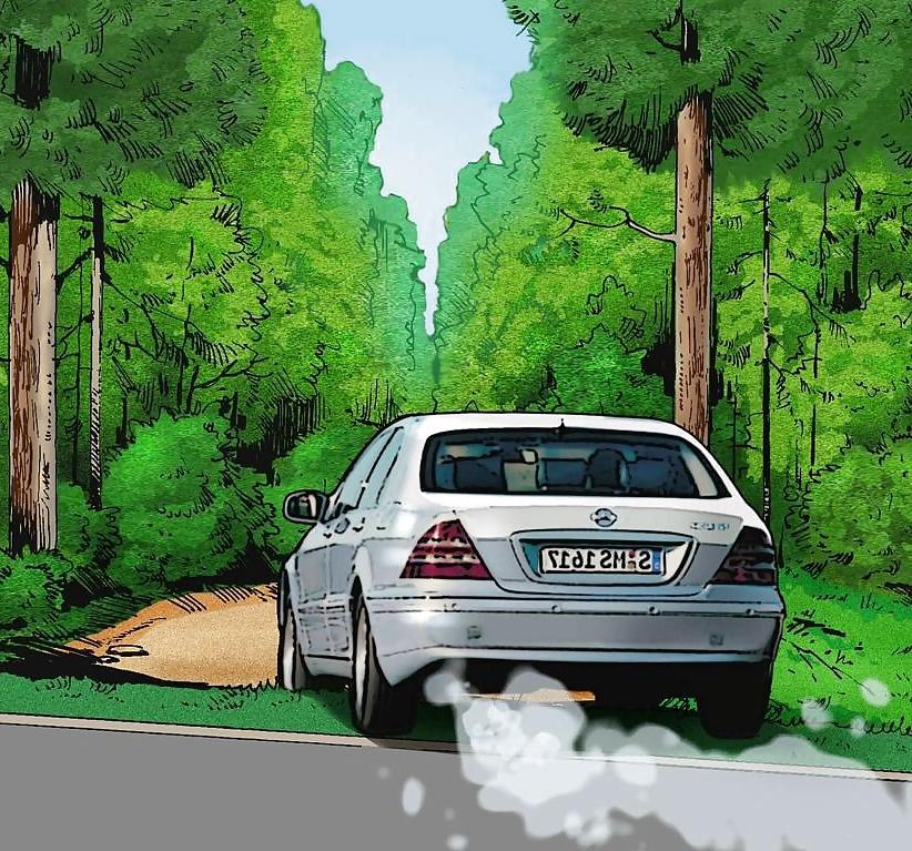12P White panties 28:Comix hitch hiker.