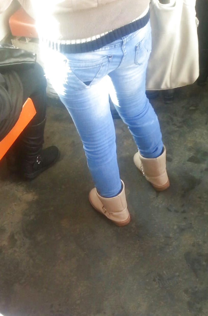 14P Spy sexy girl teens ass in tram romanian