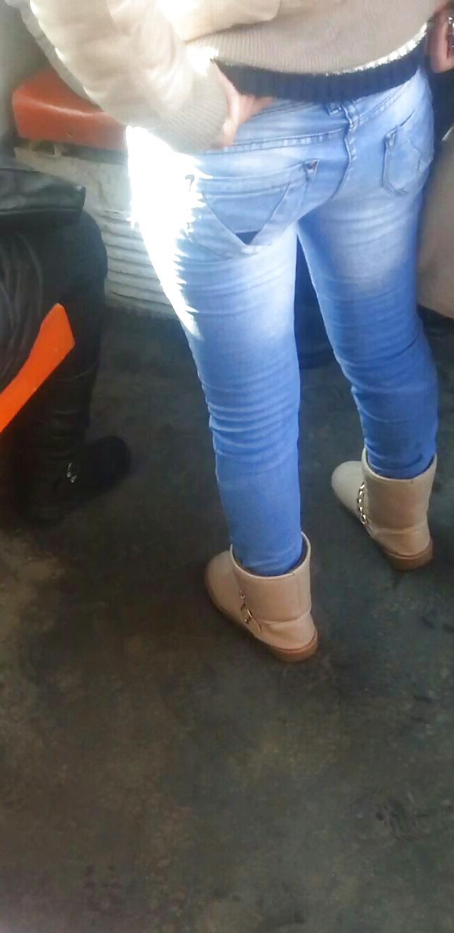 14P Spy sexy girl teens ass in tram romanian