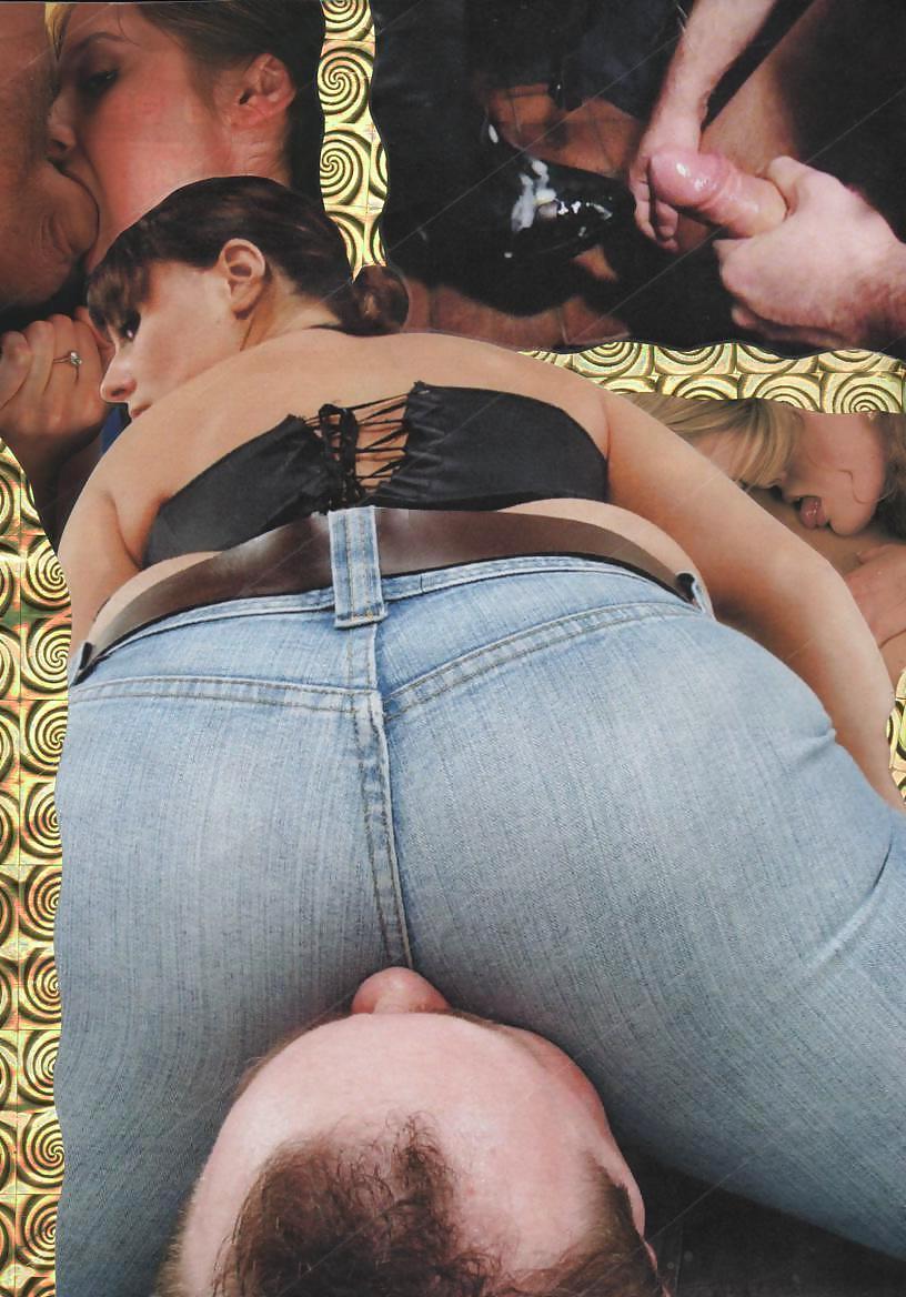 25P Tight Jeans Facesitting 3