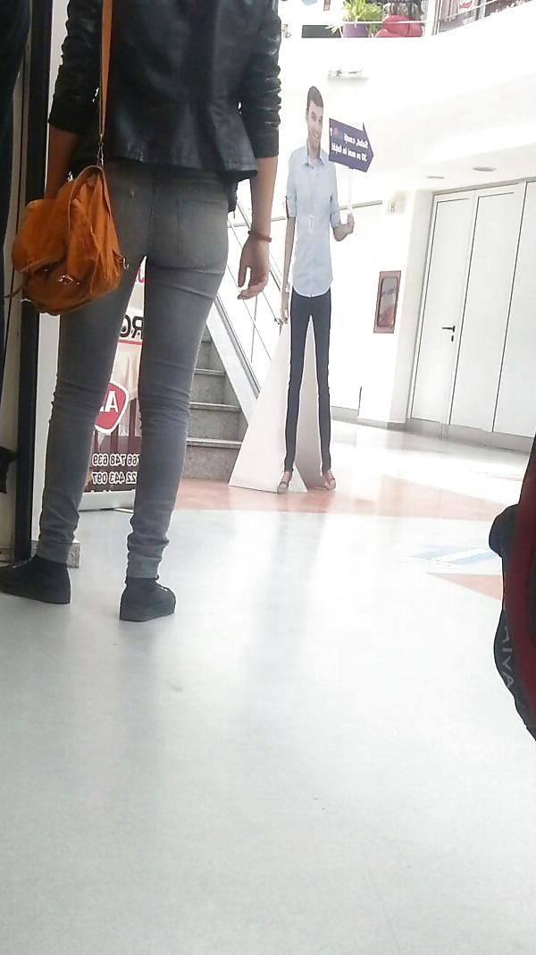 25P Spy sexy ass teens and mature in store, supermarket romanian