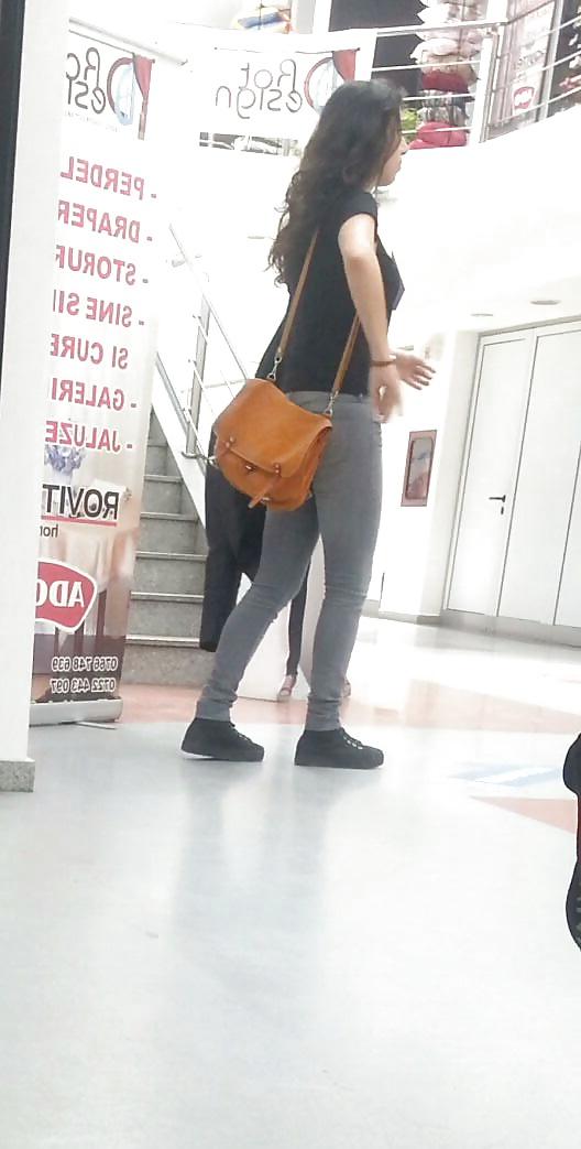 25P Spy sexy ass teens and mature in store, supermarket romanian