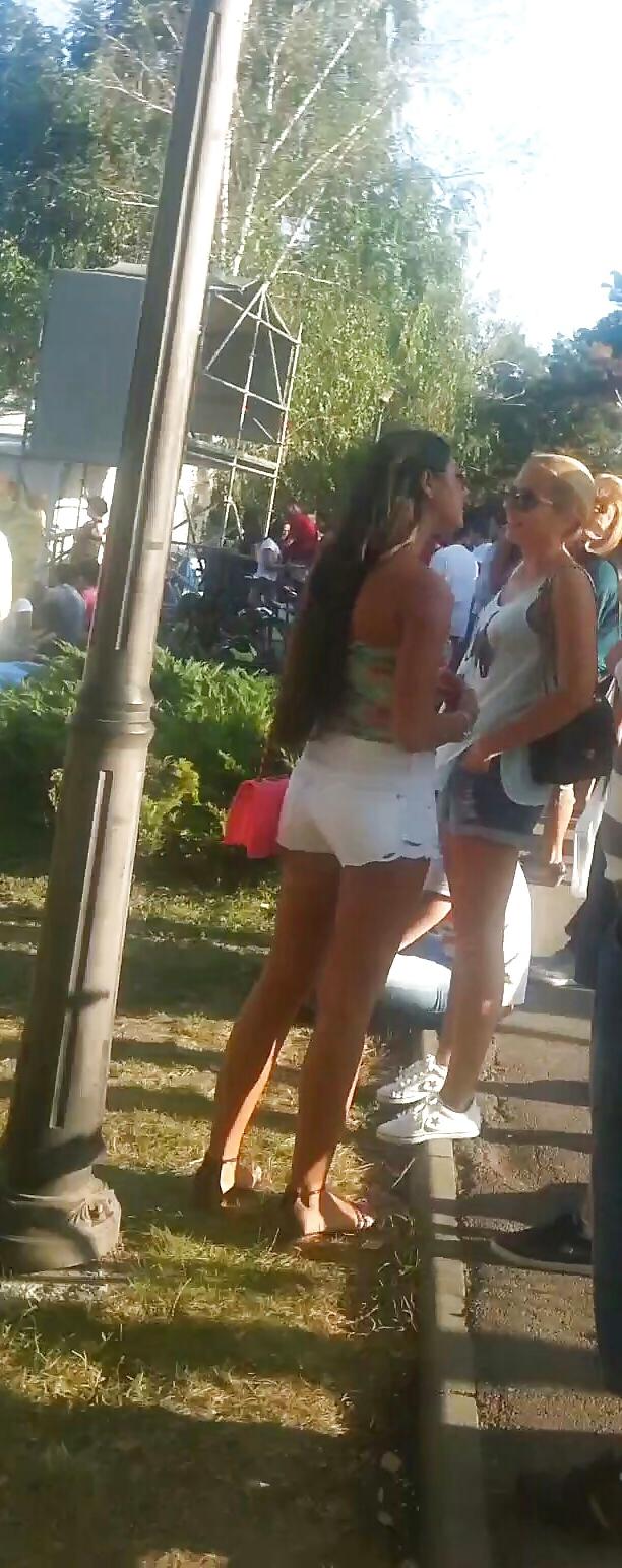 25P Spy sexy teens jeans shorts romanian