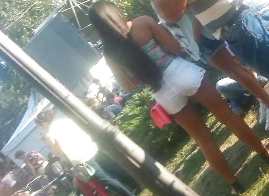 25P Spy sexy teens jeans shorts romanian