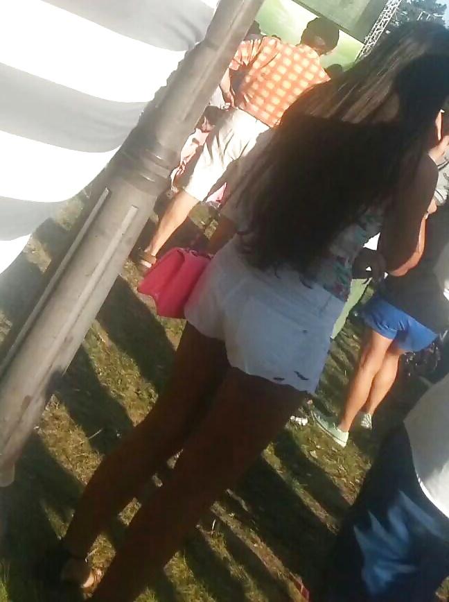 25P Spy sexy teens jeans shorts romanian