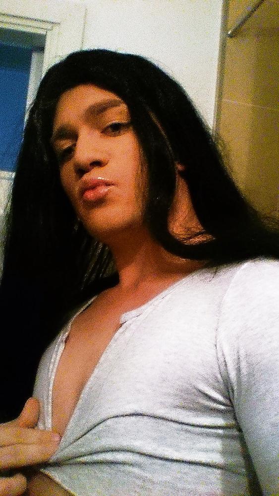 5P I love my hair and high heels 