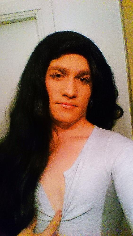 5P I love my hair and high heels 