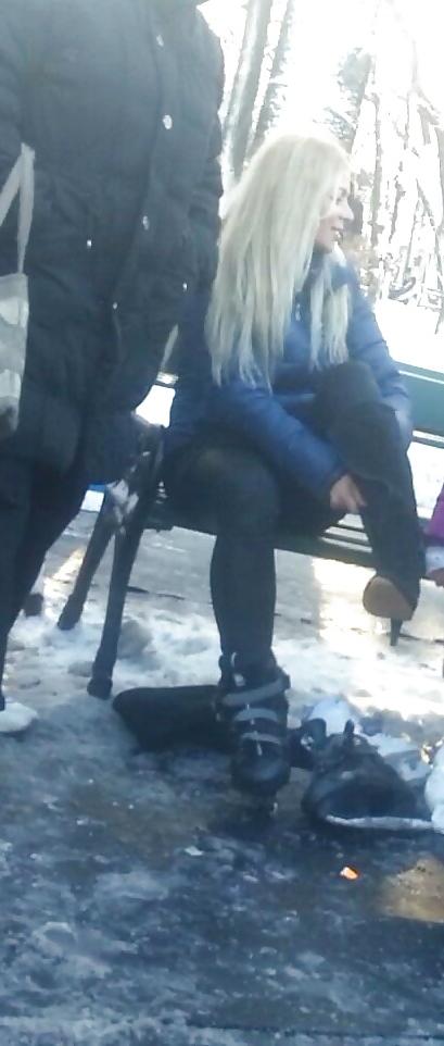 25P Spy teens and mature socks romanian
