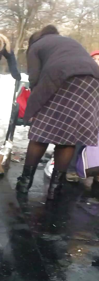 25P Spy sexy women nylon romanian