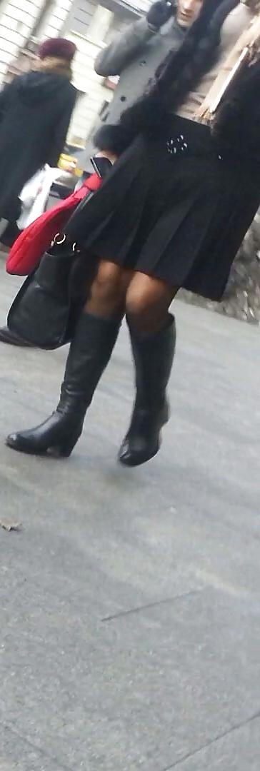 25P Spy sexy women nylon romanian