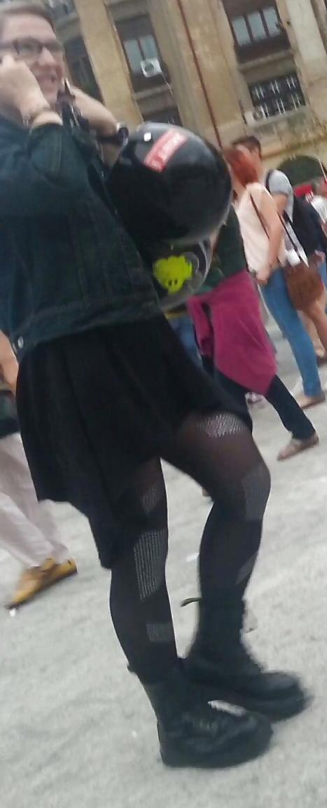 25P Spy sexy women nylon romanian