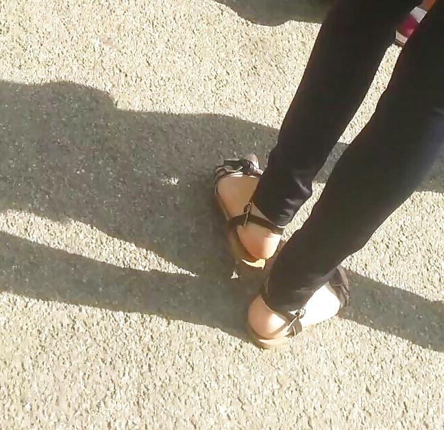 25P Spy sandale, foot, ankle, fingers, feet women romanian