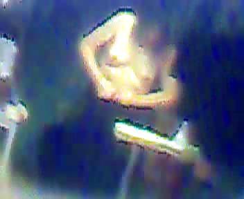 14P A small empty saggy tits mature on spy cam