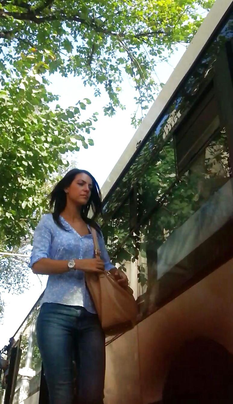 4P Spy sexy sweet girl in station romanian