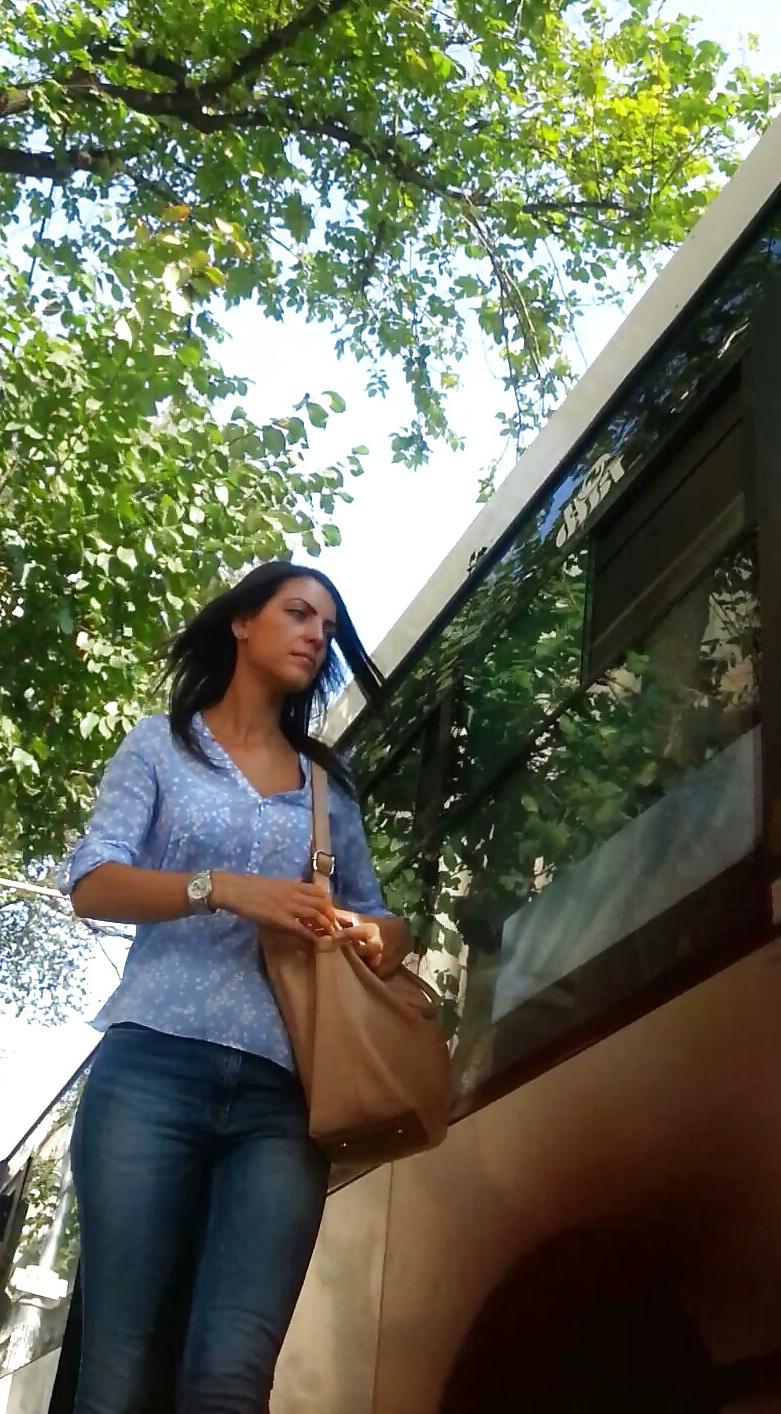 4P Spy sexy sweet girl in station romanian